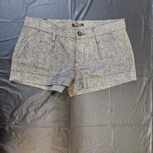 7 For All Mankind Gray Jean Shorts
